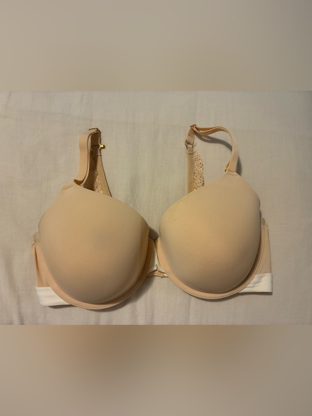 Lively Nude T-Shirt Bra with Lace Straps
